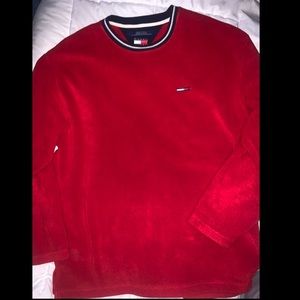 Red Tommy Hilfinger crewneck